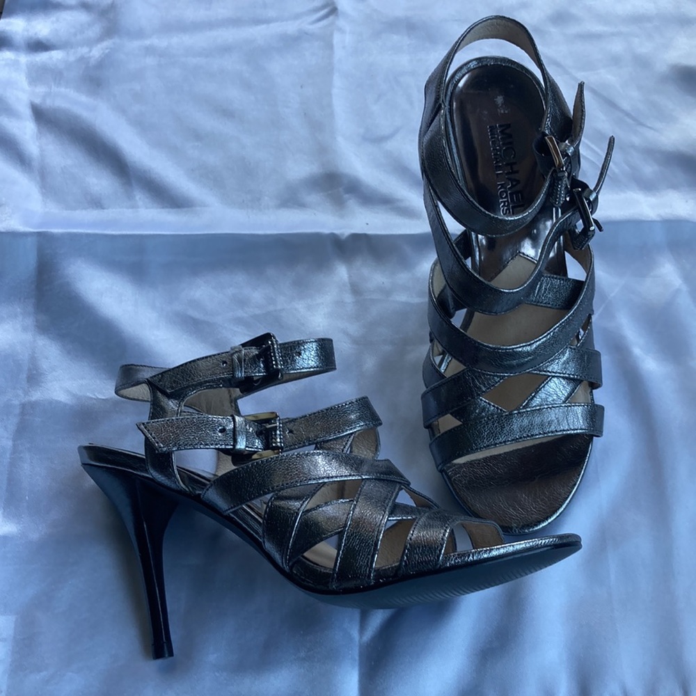 Michael Kors Pewter Stilettos